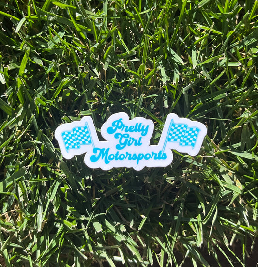 Pretty Girl Motorsports Logo Sticker