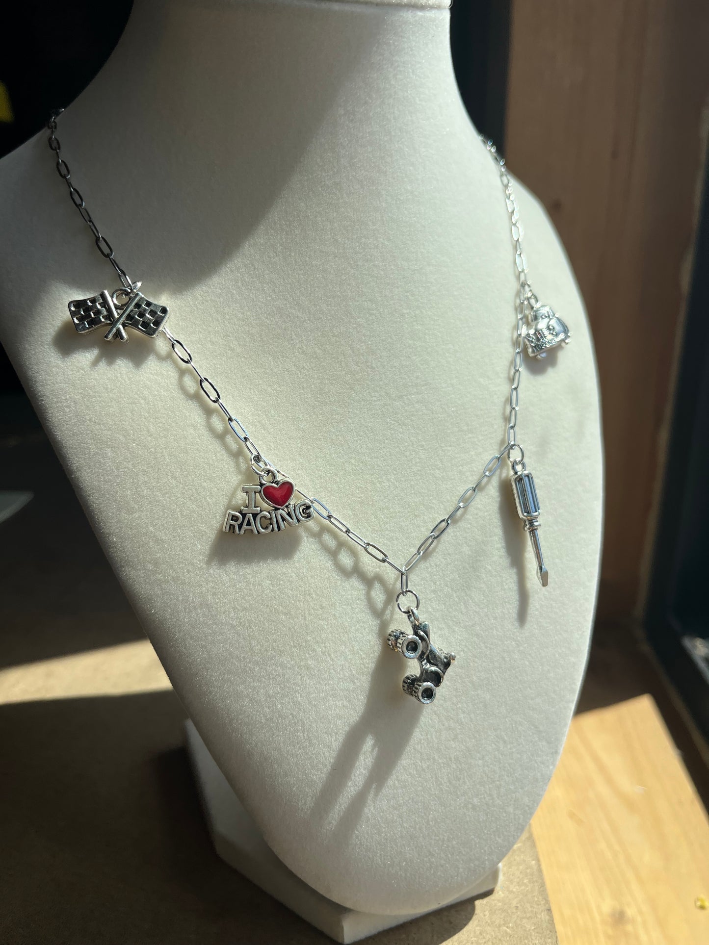 Motorsports Charm Necklace