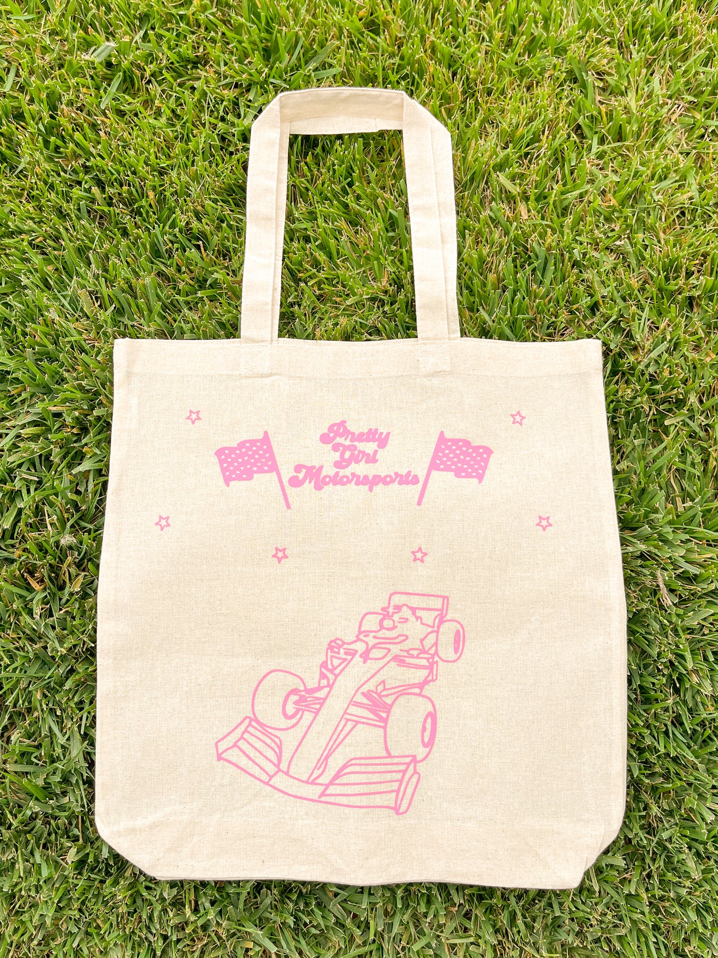 Pretty Girl Motorsports Tote Bag