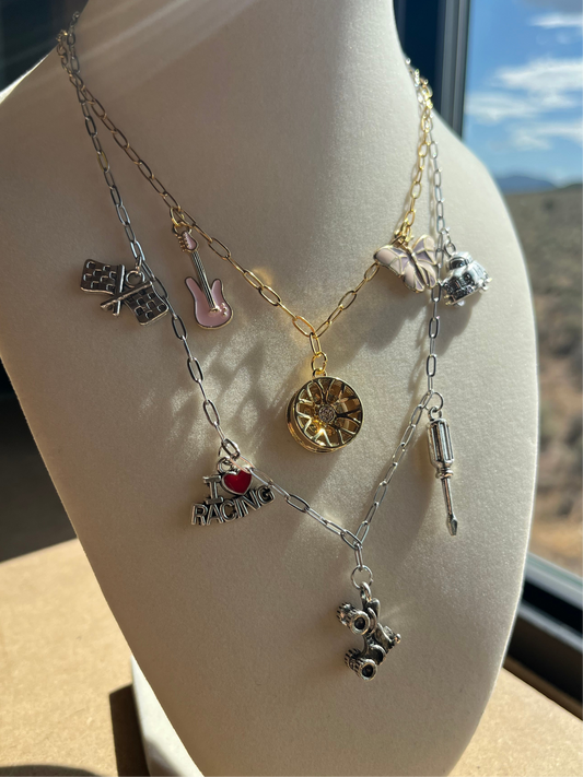 Motorsports Charm Necklace