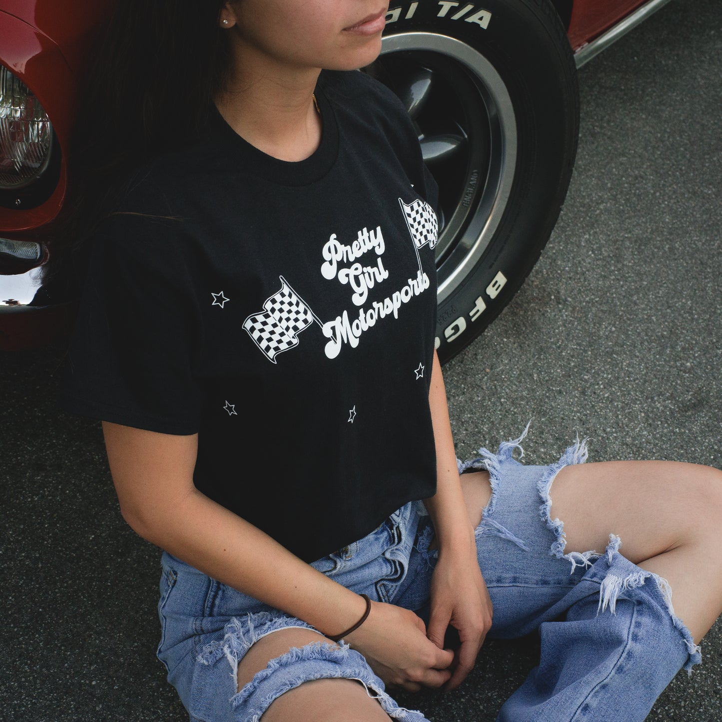 Pretty Girl Motorsports Logo T-Shirt